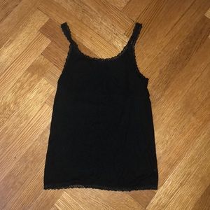 black tank top